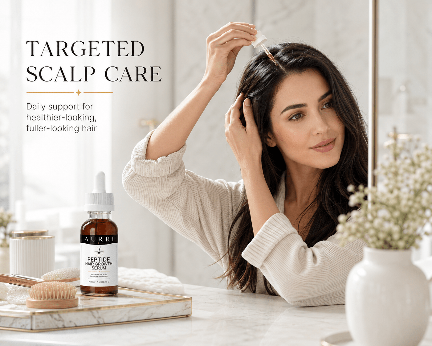 Peptide Hair Growth Serum - AURRI