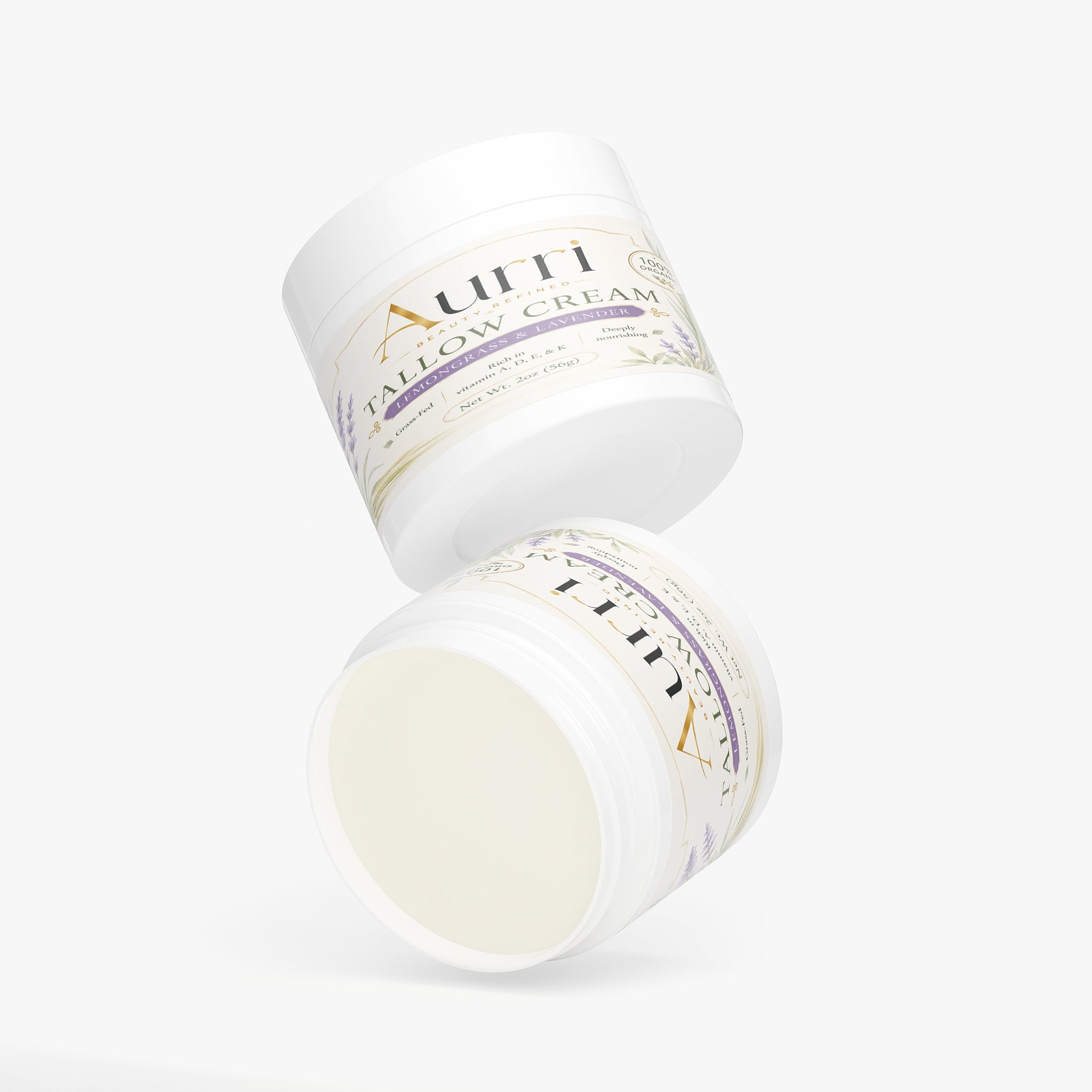 Tallow Cream Lemongrass & Lavender - AURRI