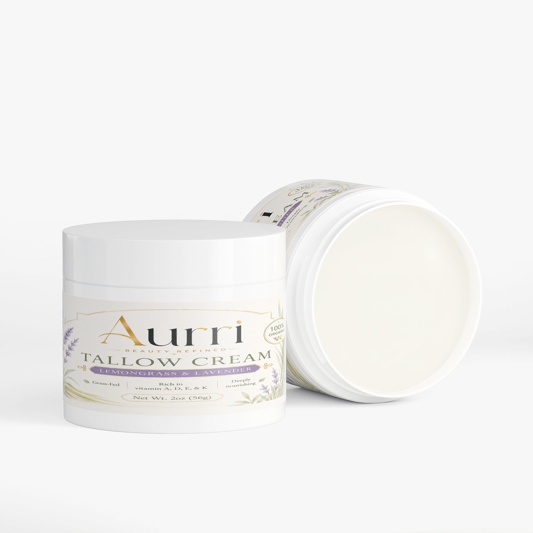 Tallow Cream Lemongrass & Lavender - AURRI