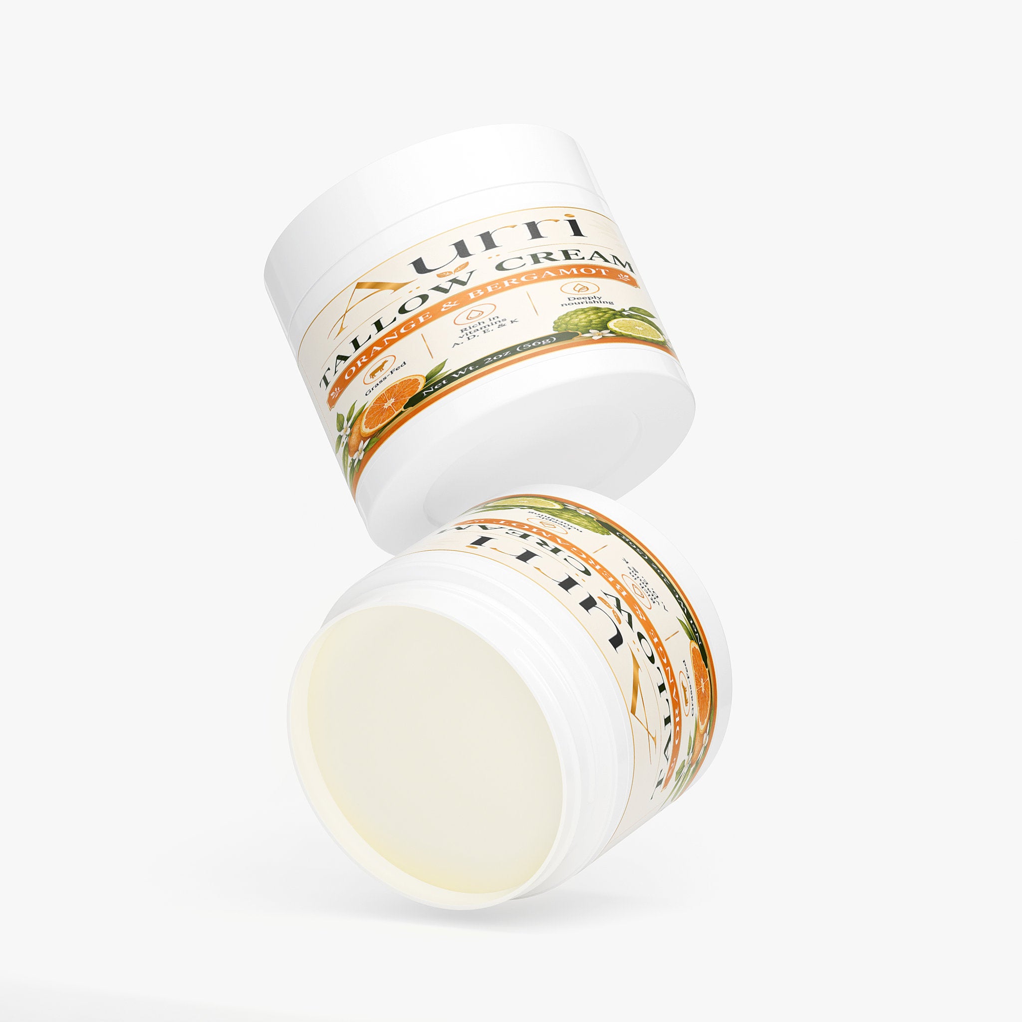 Tallow Cream Orange & Bergamot - AURRI