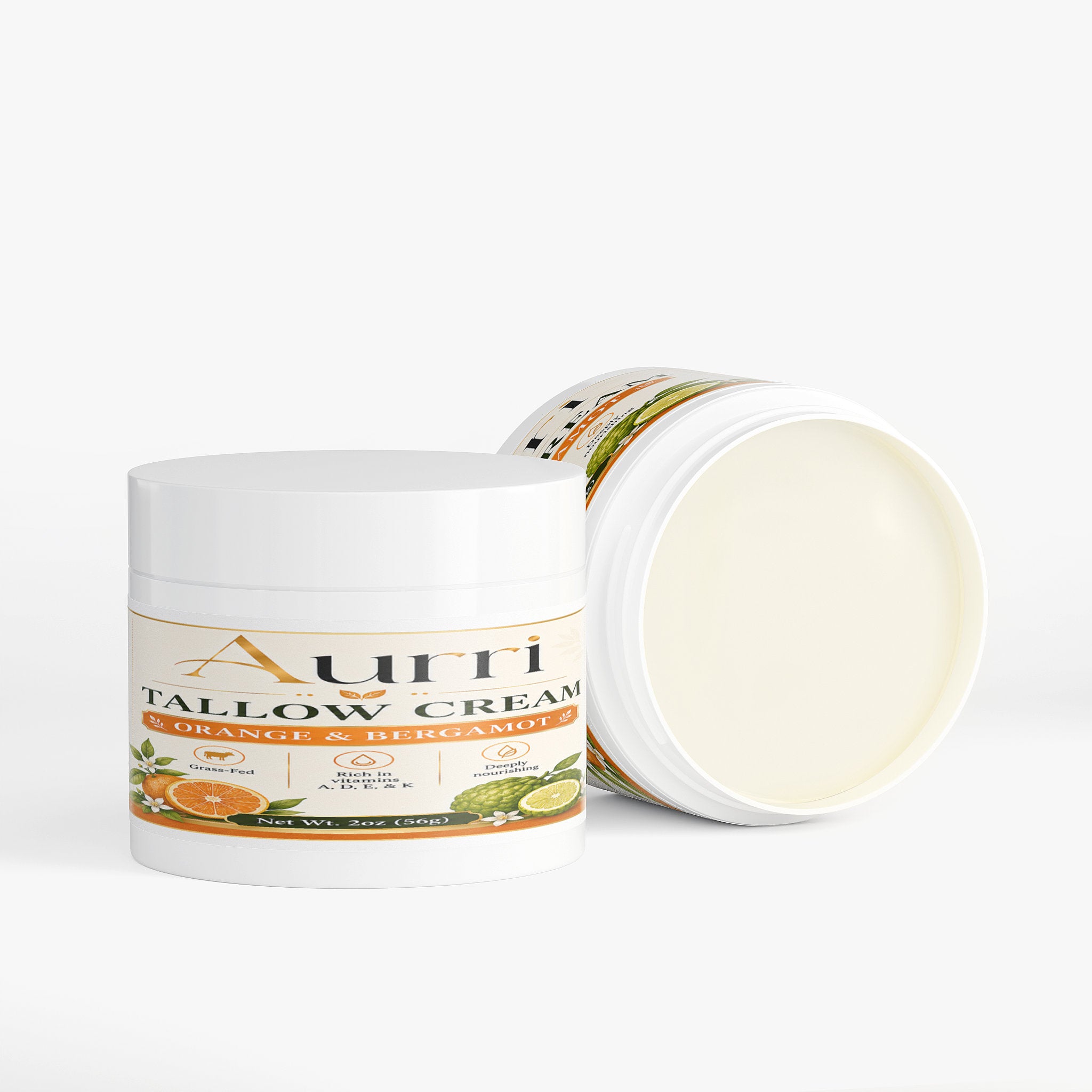 Tallow Cream Orange & Bergamot - AURRI