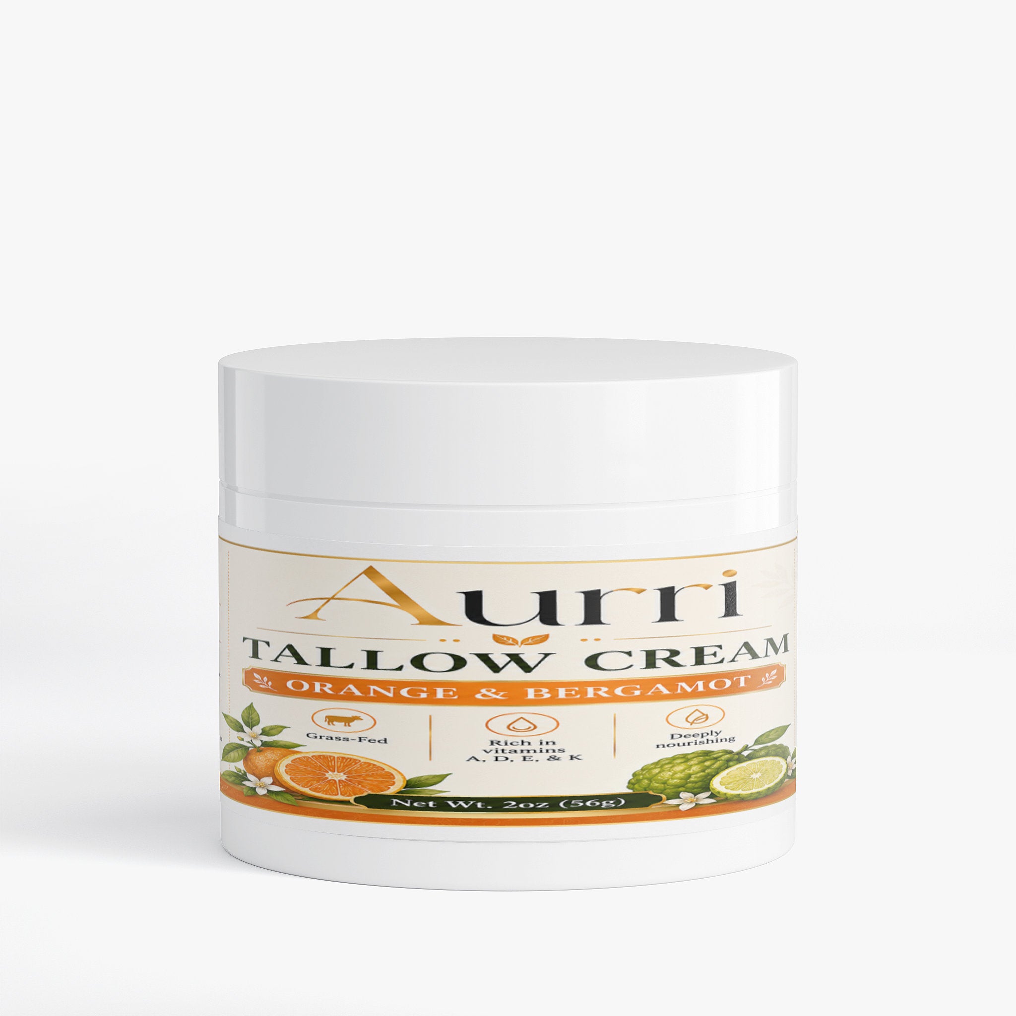 Tallow Cream Orange & Bergamot - AURRI