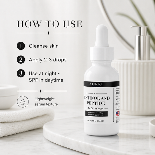 Retinol and Peptide Face Serum