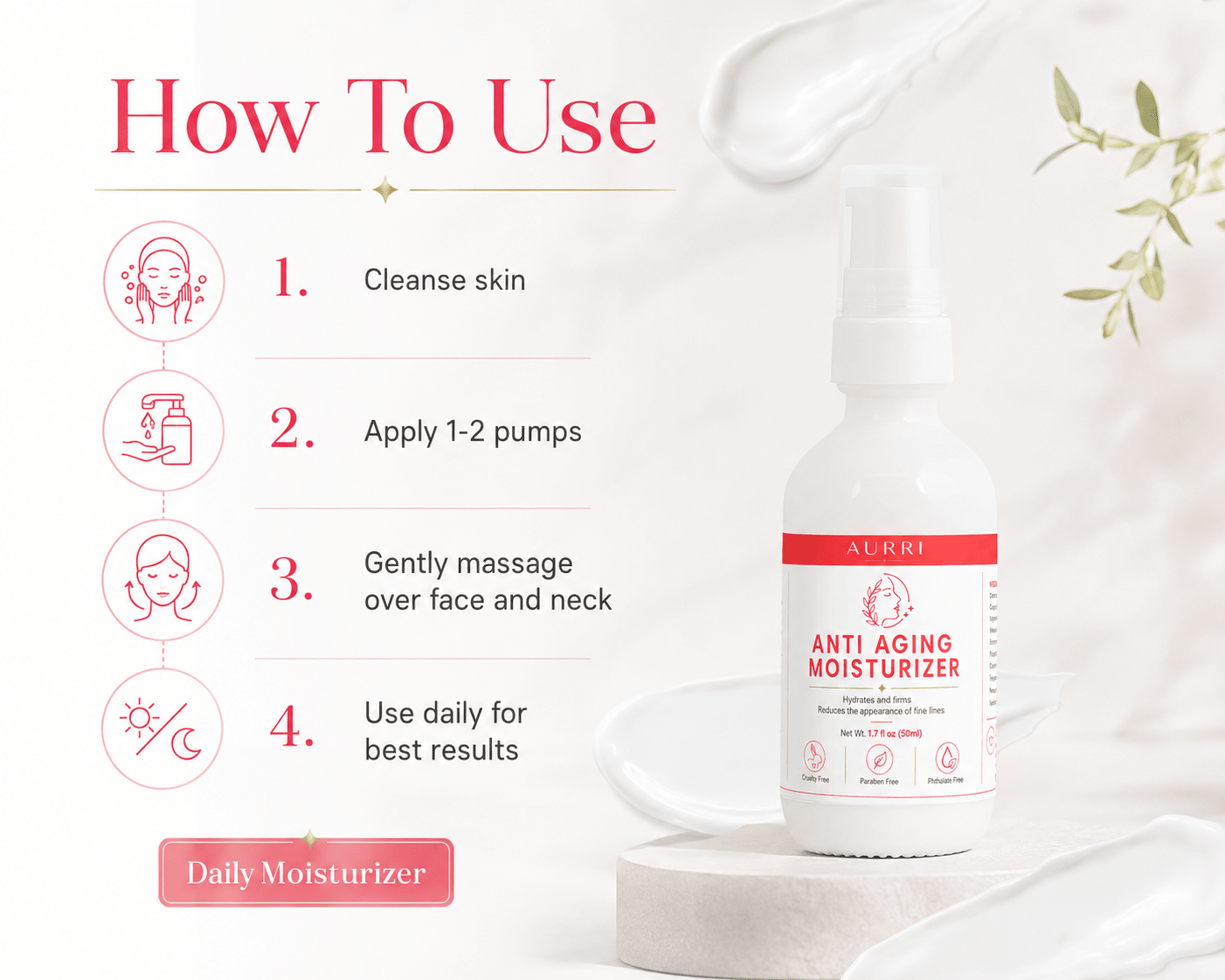 Anti Aging Moisturizer - AURRI