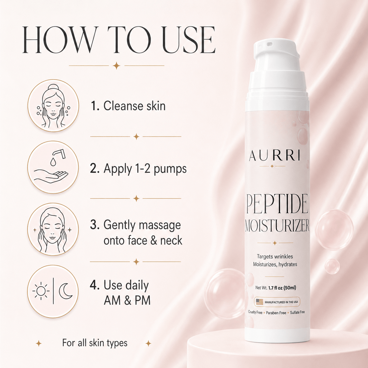 Peptide Moisturizer - AURRI