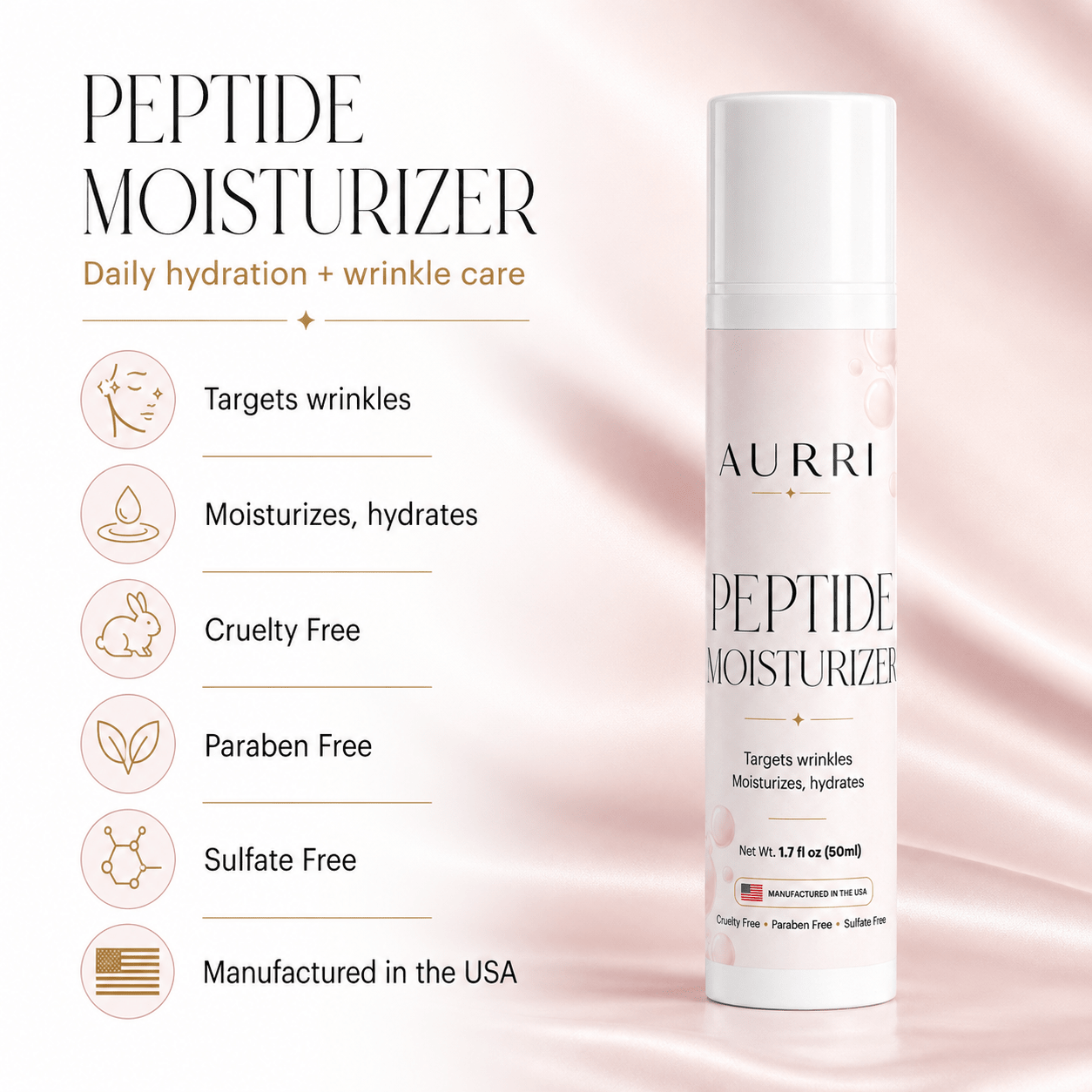 Peptide Moisturizer - AURRI