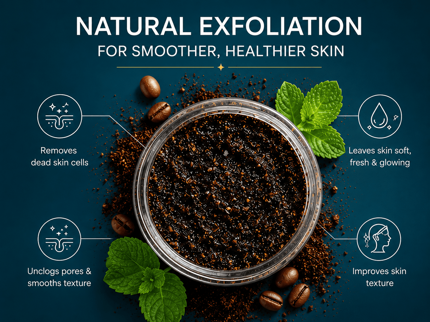 Peppermint Coffee Scrub - AURRI