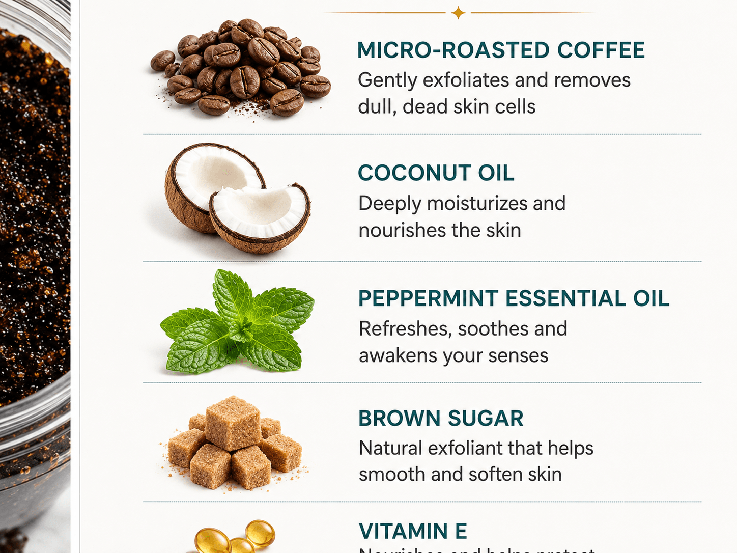 Peppermint Coffee Scrub - AURRI