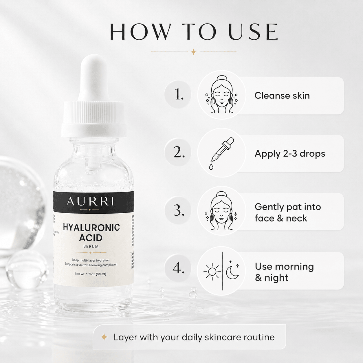 Hyaluronic Acid Serum - AURRI