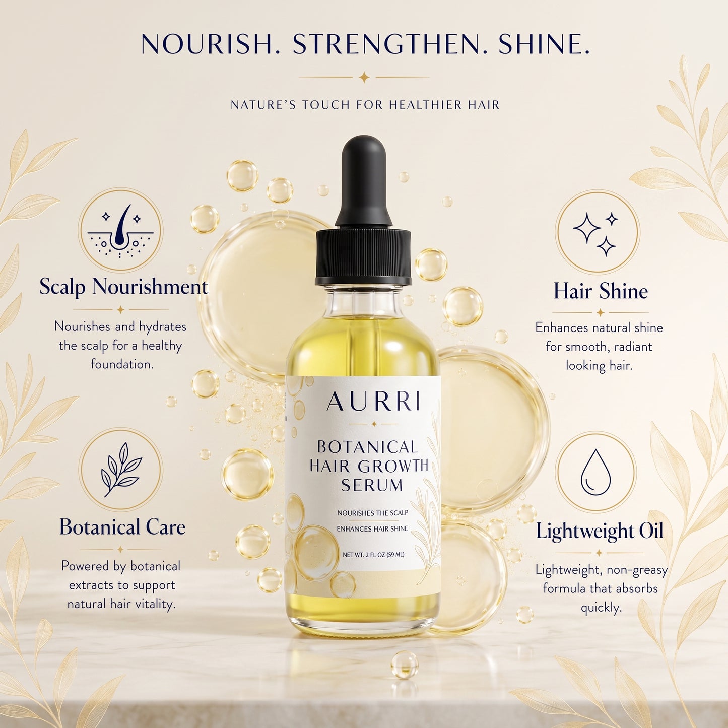 Botanical Hair Growth Serum - AURRI